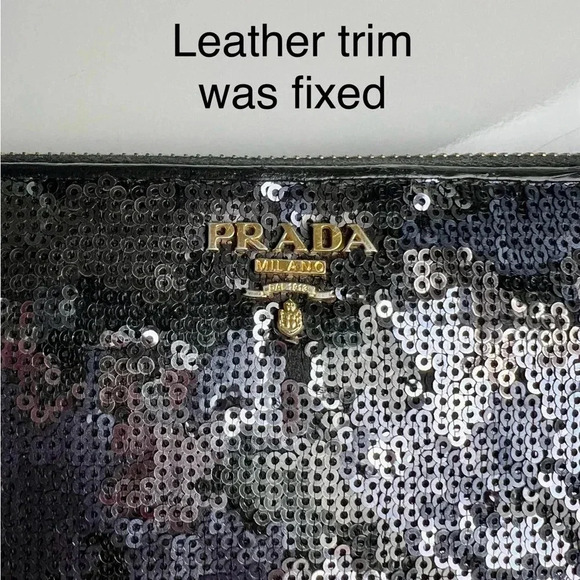 Prada Sequin Continental Long Wallet - Picture 7 of 11